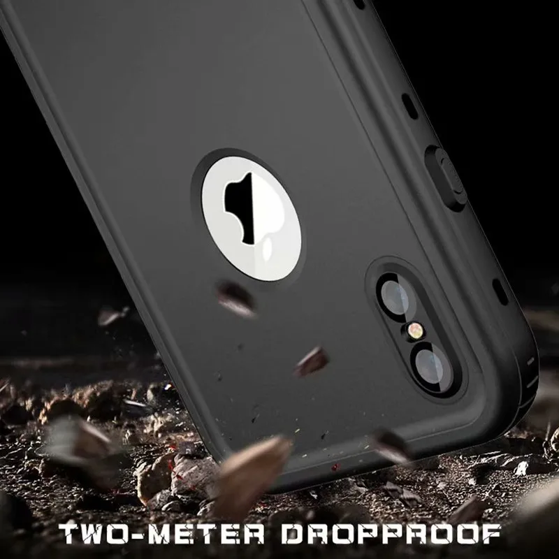 Чехол для iPhone XS Xr с защитой от снега водонепроницаемый чехол X Xs max Samsung Note 8 9 S9 S8 Plus