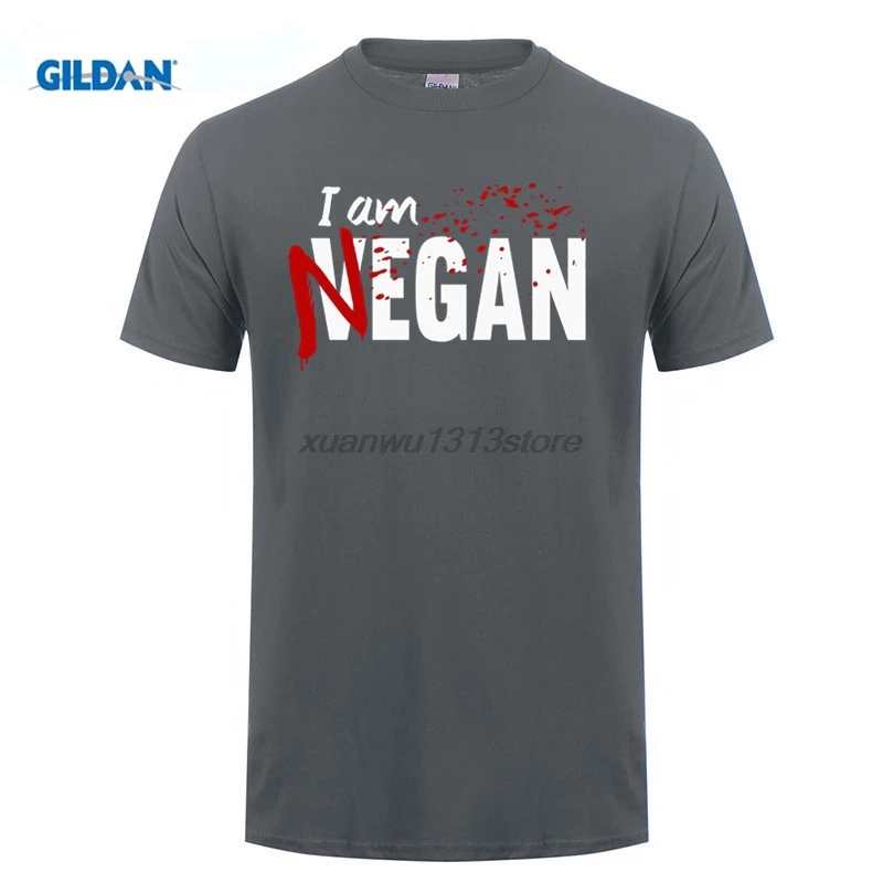 GILDAN I'm Negan/футболка для мужчин Новое поступление простые футболки свободные с