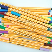 12pcslot germany stabilo fiber colored gel pen set stabilo swan 88 fiber pen kawaii stationery office school supplies papelaria