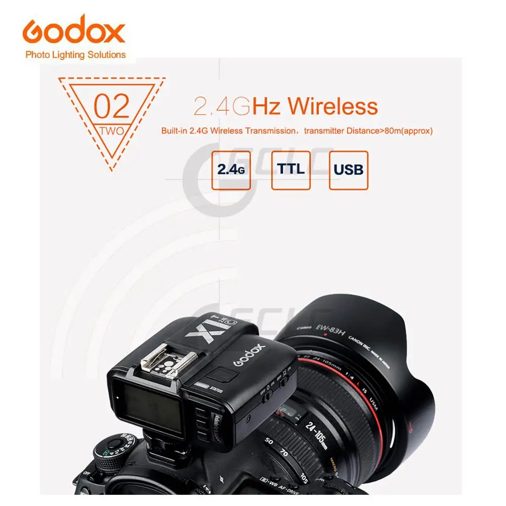 Godox X1t c x1t s триггера передатчик с Xtr16 приемник для Canon ttl 2 4 г Беспроводной sony Fujifilm