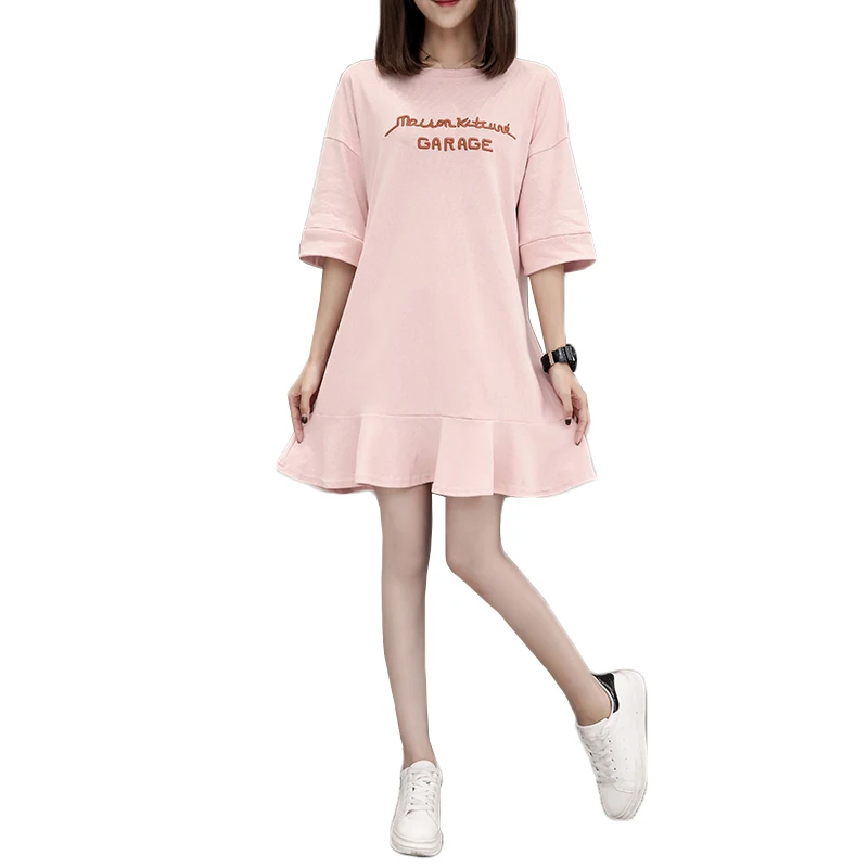 Весеннее женское мини платье с русалочкой 2018 летнее Новое Женское рукавами