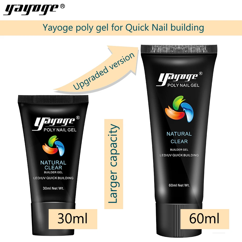 Yayoge Poly Gel Kits 30 мл маникюрный набор расширение строитель лак для ногтей Гель