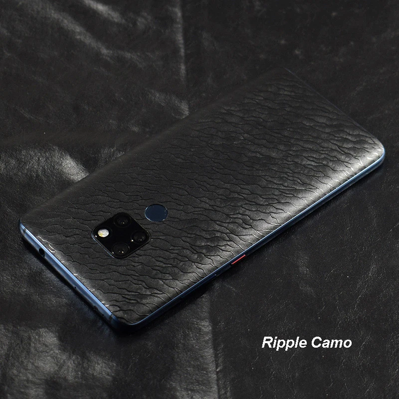 Ripple Camo 3D углеродное волокно/Рисунок/дерево шкуры Телефон задняя крышка наклейка для HUAWEI P30 Pro P30 Lite mate 20 mate 20X mate 20 Pro/20 Lite - Цвет: Ripple Camo