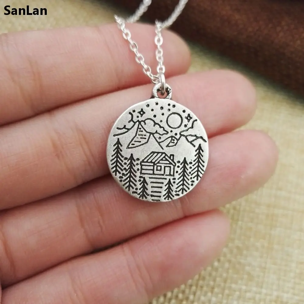 1 шт. мужской и женский антикварный посеребренный Изящный Открытый кулон