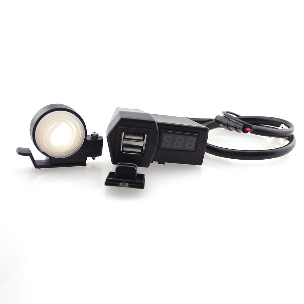 IZTOSS мотоцикл USB зарядное устройство со светодиодным цифровым дисплеем вольтметр