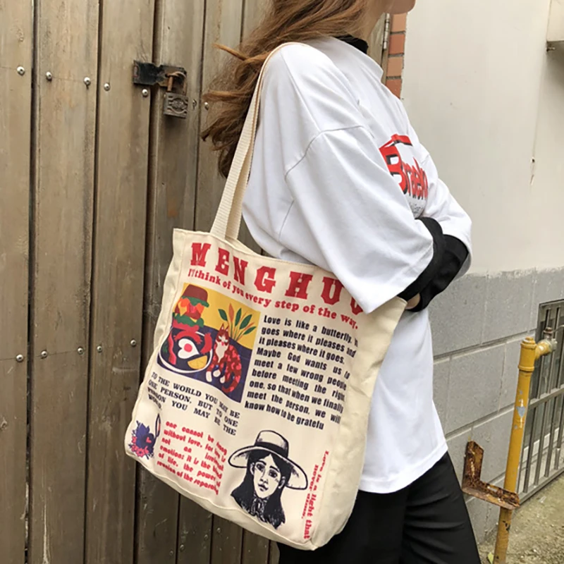 Новинка 2019 роскошные сумки дизайнерские Harajuku с принтом сумка на плечо