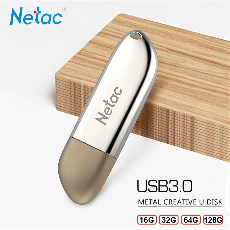 

Netac USB 3.0 Flash Drive 16GB 32GB 64GB 128GB Metal Mini Memory Stick Cle USB New Pendrive Flashdisk Fress Shipping Disk On Key