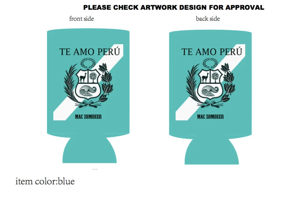 100 шт./лот оптовая продажа Stubby держателей бутылка пива охладители мешок