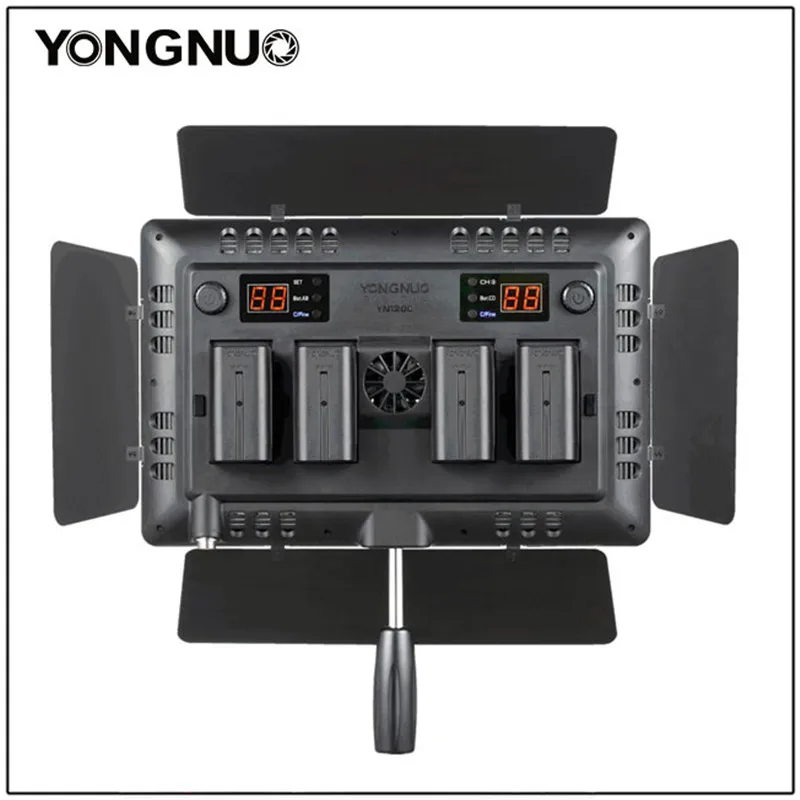 YONGNUO YN1200 Pro светодиодный студийный свет для видео с 3200 k-5500 k Регулируемая Цветовая температура для зеркальных камер Видеокамеры