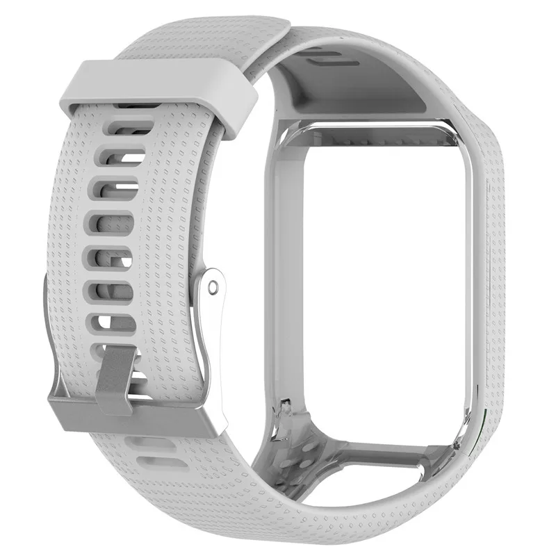 White Высокое качество для TomTom 2/3 Мульти Спорт/кардио gps силиконовый ремешок часов заменить браслет для Tomtom 3/2 бегун ремешок для часов - Цвет: White