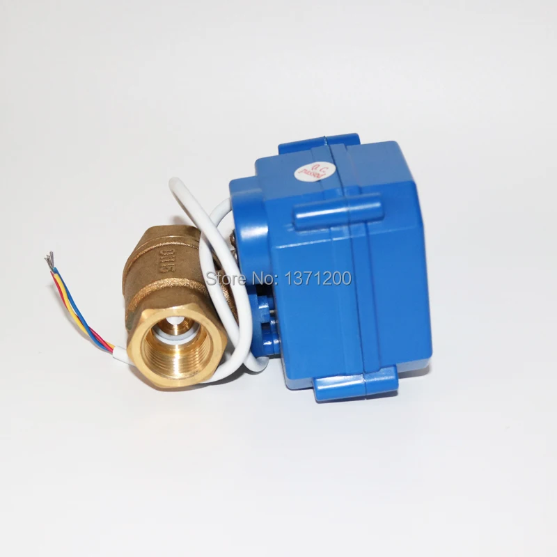 Фонарь новый электрический шаровой кран 1/2 дюйма DN15 DC5V фонарь управления 2