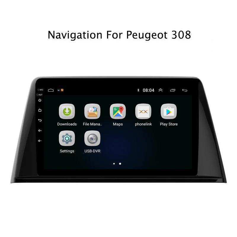 9 &quot2.5D IPS Android 8 1 автомобильный DVD GPS плеер для Peugeot 308 автомобильное радио стерео