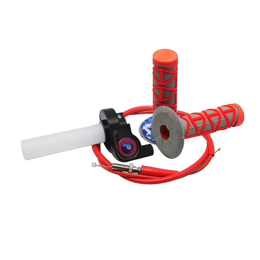 Alconstar-22mm мотоцикл быстрый поворот газа дроссельной заслонки оседают сцепление и дроссельной заслонки и Hnadle ручки для KAYO Apollo KTM ATV внедорожный - Цвет: A 01