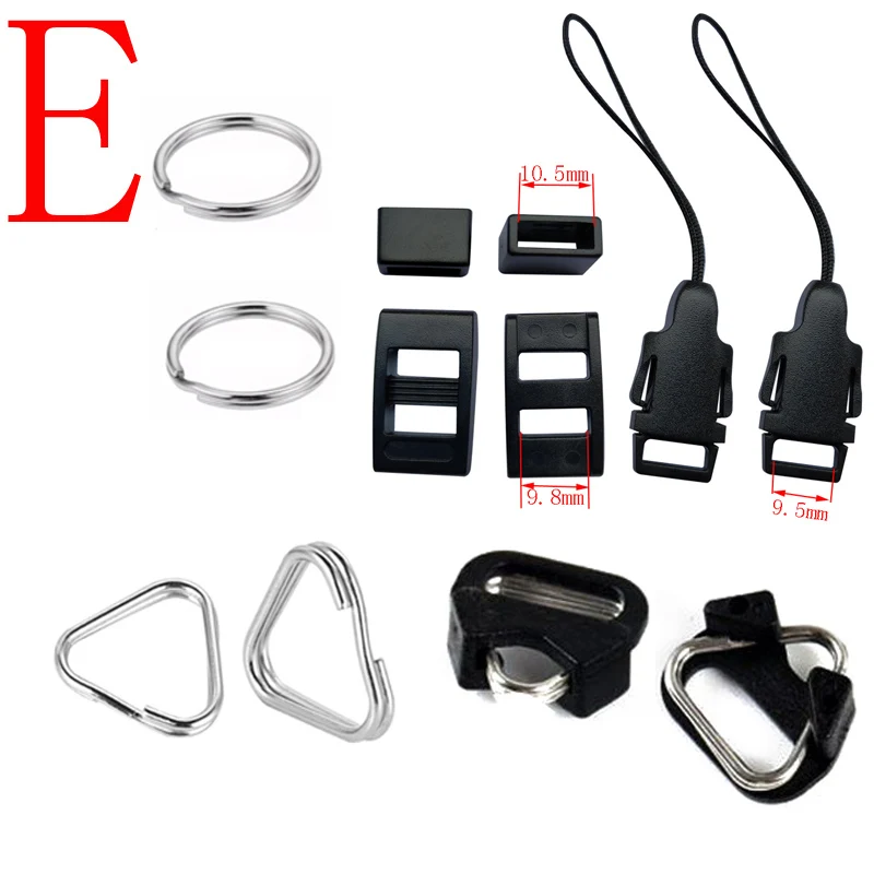 10pack/lot Camera Rings Hook Replacement Alloy Split Ring Triangle for Canon Nikon Shoulder Strap lanyard | Электроника
