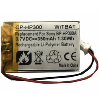 battery for sony dr bt21dr bt22dr bt21gdr bt21ikdr bt21gb headset new li po rechargeable replacement bp hp300a 3 7v 350mah