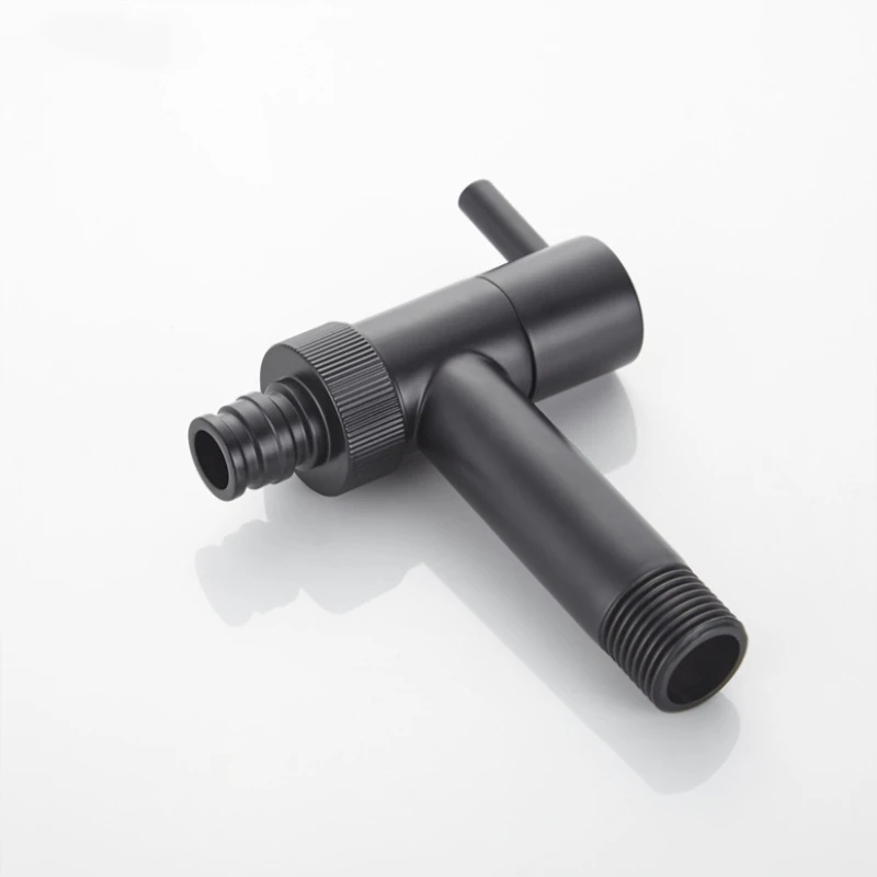 Смеситель для стиральной машины 3/4 дюйма черная латунная краска Швабра бассейна