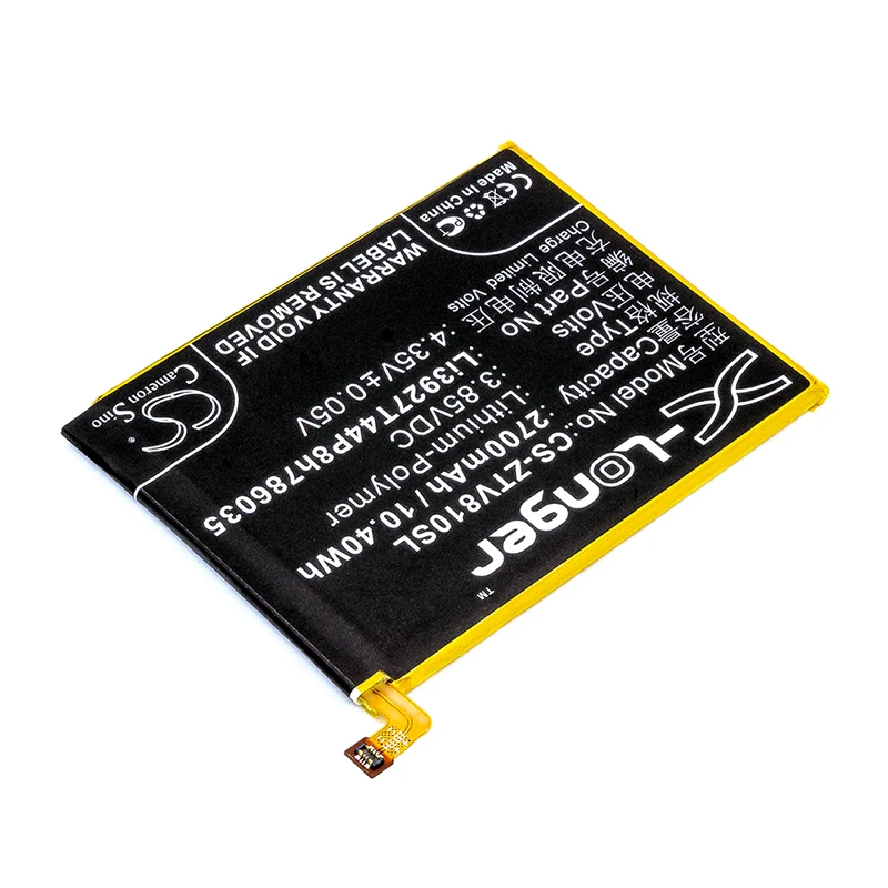 Аккумулятор Cameron Sino для ZTE Blade V8 BV0800 2700 мАч Li3927T44P8h786035 | Мобильные телефоны и