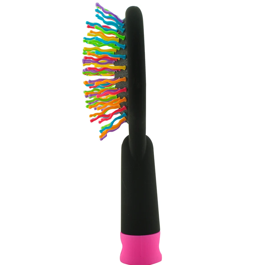 Новая Радужная S волнистая воздушная щетка для объема волос Расческа