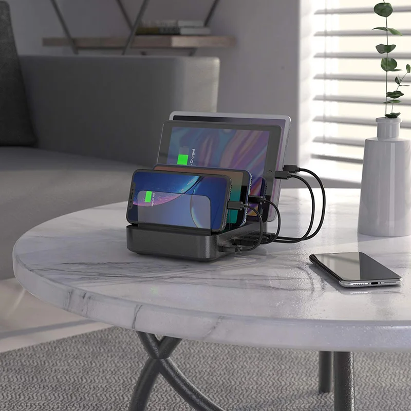 Зарядная станция для нескольких устройств зарядное устройство USB 6-портовая