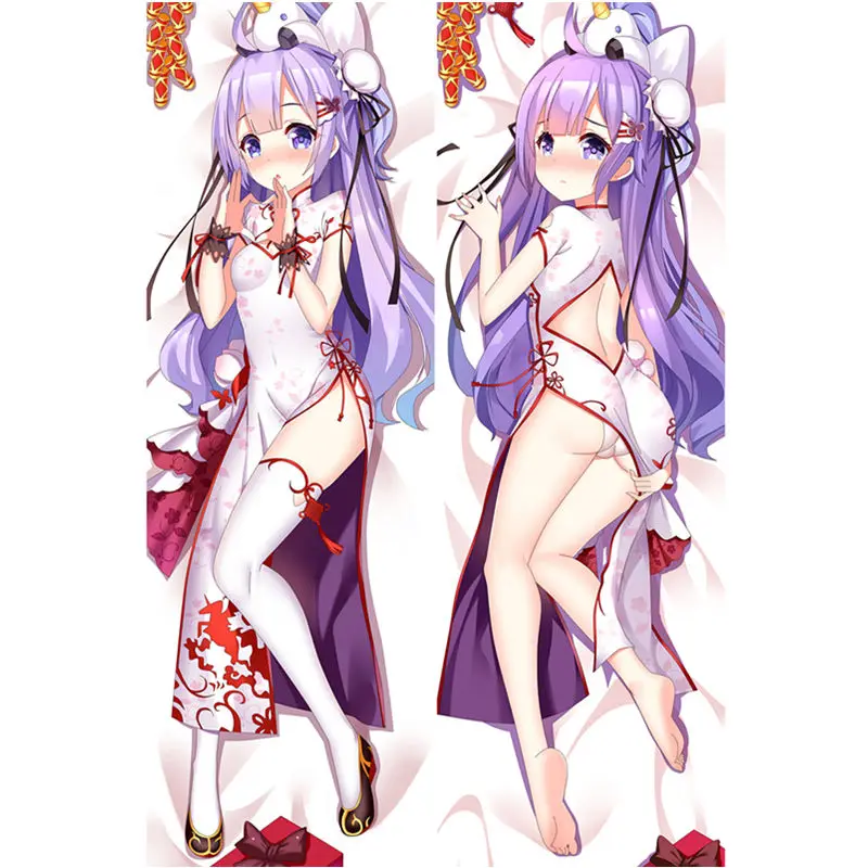 Polyester Аниме игры Azur Lane наволочки Azur Lane Dakimakura Чехол сексуальные девушки 3D двухсторонняя постельные принадлежности обниматься тела Чехол AL05A - Цвет: Polyester