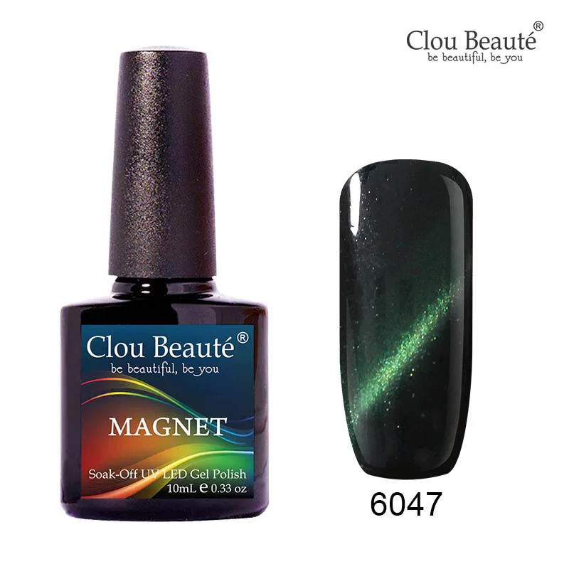 6047 Clou Beaute кошачий глаз Гель-лак для ногтей unhas em гель замочить от Nagellak золотая линия темно-синий Магнитный Гель-лак для ногтей гель - Цвет: 6047