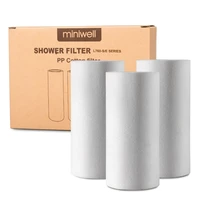 miniwell pp cotton filter replacement 3 pc in 1 pack for shower filter l760 series