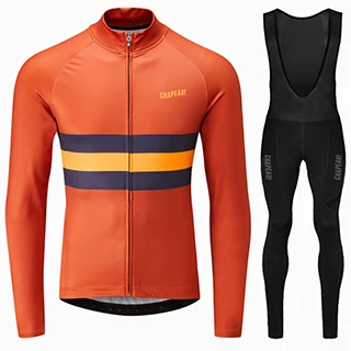 SET 05 Go pro ropa ciclismo зимний теплый флисовый комплект с длинными рукавами abbigliamento ciclismo invernale mallot ciclismo hombre invierno - Цвет: SET 05