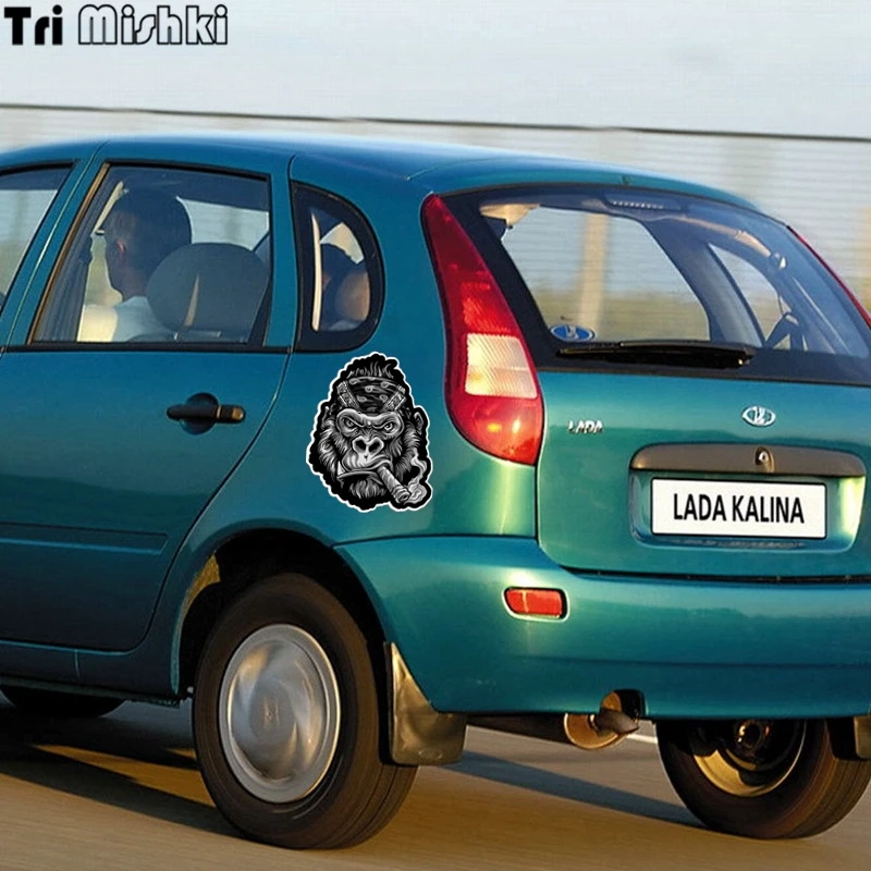 Tri Mishki WCS113 14x17 5 см бандана Горилла патч для забавная наклейка автомобилей