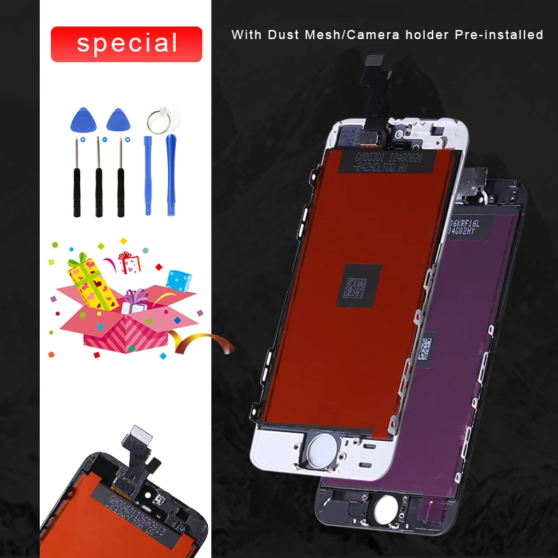 AAA Качество для iPhone 6 S 6 S 5 5S 6Plus ЖК сенсорный экран в сборе запасные части абсолютно новая панель дисплей экран+ Инструменты
