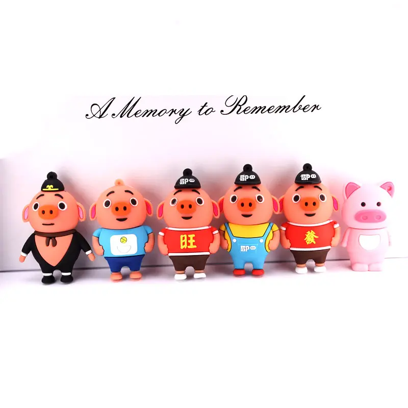 Ingelon Pendrive Animado USB флэш накопитель с героями мультфильма 8 ГБ 16 32 милый пингвин clef usb