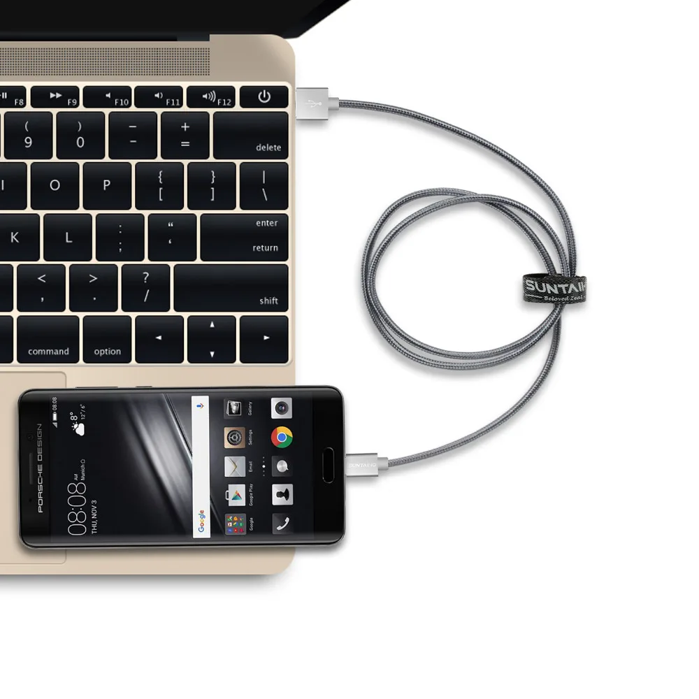 USB C для Xiaomi mi9 huawei P20 10 Pro, Suntaiho usb type-C кабель для быстрой зарядки type C кабель USB C 3,1 Для samsung S9 8
