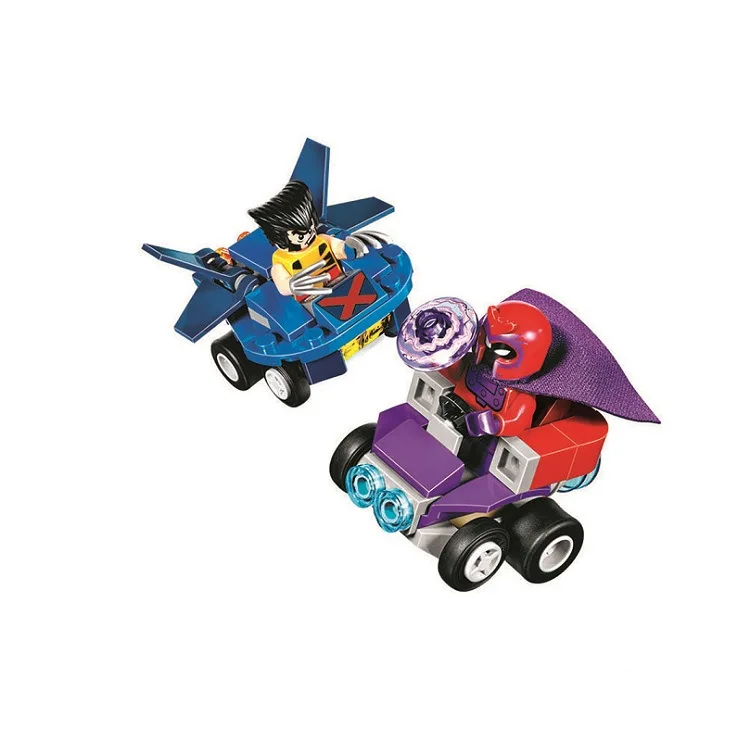 Bela 10672 87 шт. Super Heros Serie Wolverine Chasse Mini Modele de Construction Briques Blocs Jouets Pour Enfants Cadeau 76073 | Игрушки и