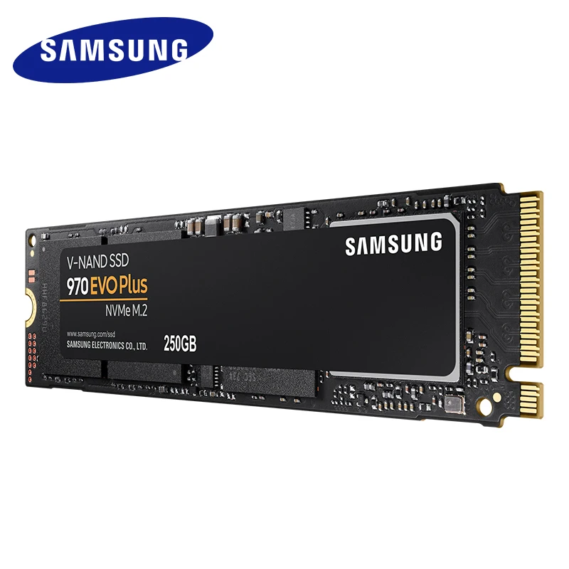 Samsung Новый 250 GB Тетрадь SSD 970 EVO Plus gb M.2 NVMe 2280 Внутренний твердотельный жесткий диск