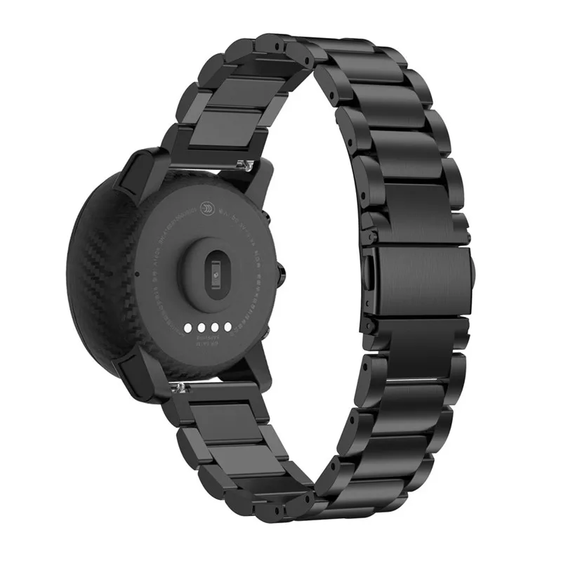 Браслет из нержавеющей стали для оригинальных умных часов Xiaomi Huami Amazfit Stratos 2 2S 22 мм