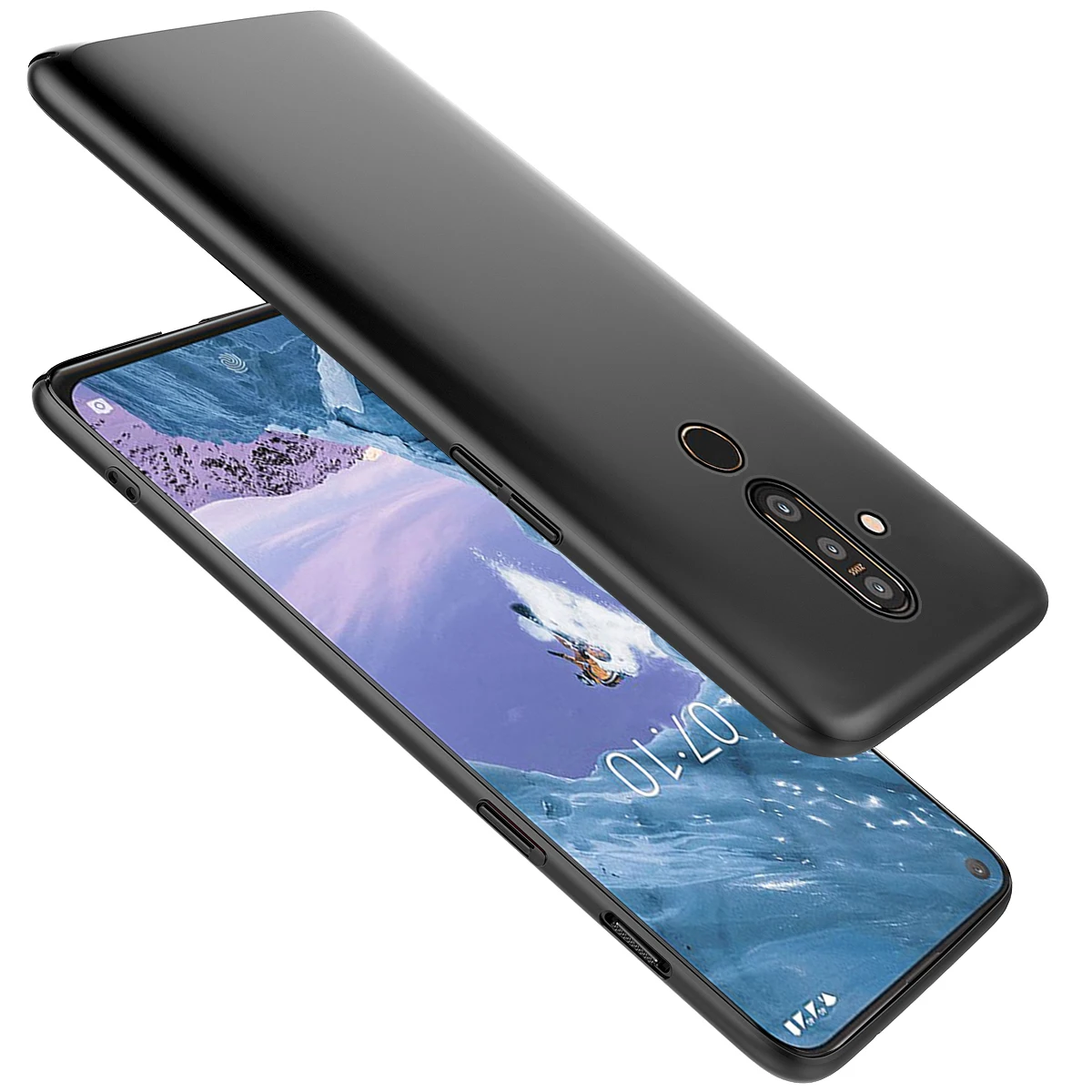 Для Nokia 7 2 6 2X71 4 3 1 Plus 8 9 PureView чехол тонкий мягкий ТПУ противоударный защитный для