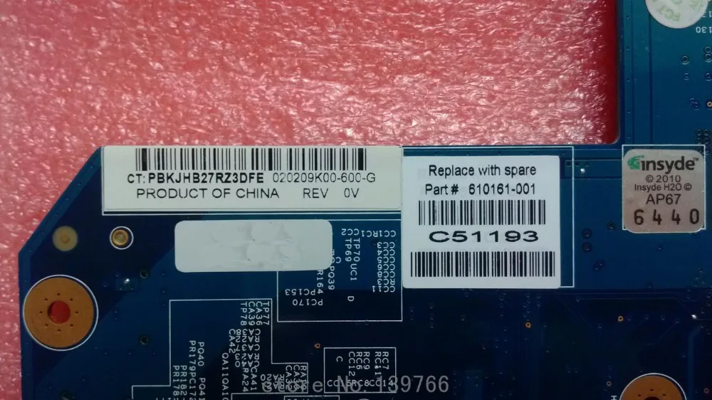 Оригинальный 610161-001 для HP G62 материнской платы с чипсетом amd 545 В / 512 HD CR | Компьютеры