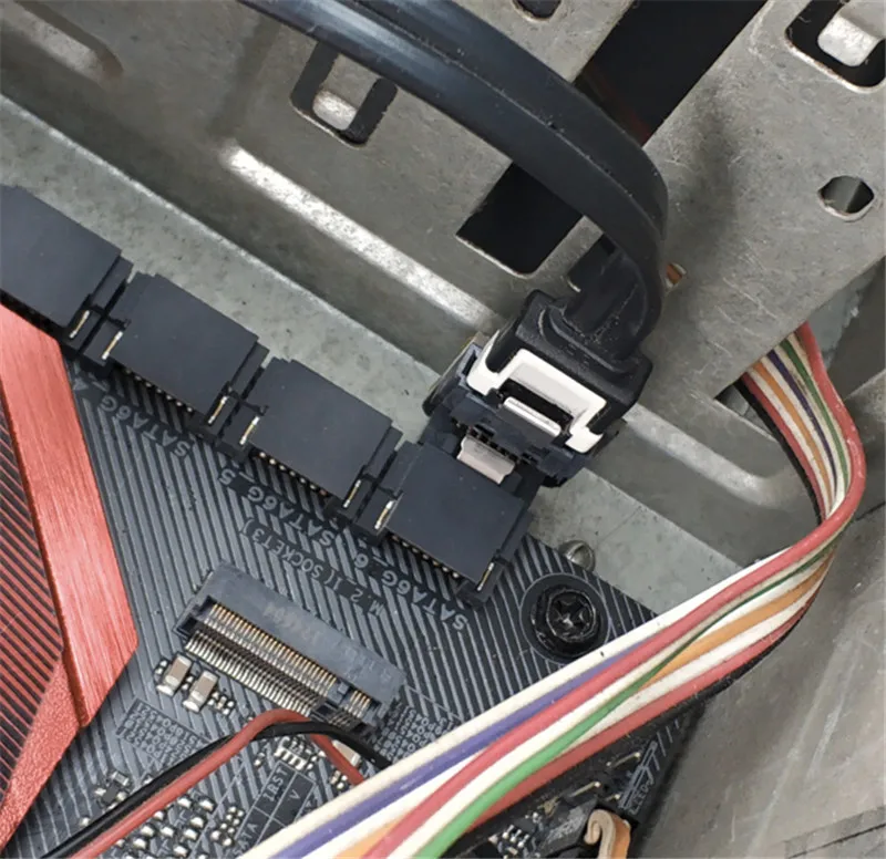 90 градусов прямоугольный Тип SATA 7Pin 7 контактный разъем для передачи данных 90D