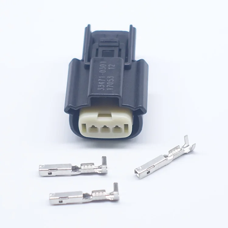 3 контактный автомобильный разъем для Molex 33471 0301 33481 0301|Кабели и коннекторы