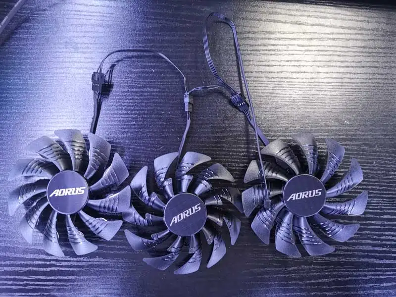 A Set 95 мм T129215BU 12 В 0.55A PLD10015B12H вентилятор для GIGAYTE AORUS GeForce GTX 1080 Ti GTX 1080Ti RTX2060 Xtreme Edition вентилятор для видеокарты - Цвет лезвия: A Set