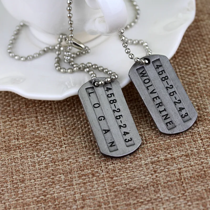 Фильм Росомаха Люди Икс костюмы для косплея реквизит ожерелье из цинкового