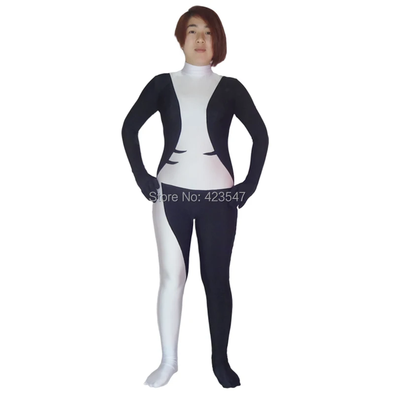 Сумеречная принцесса мидлна черный и белый спандекс костюм Хэллоуин вечерние