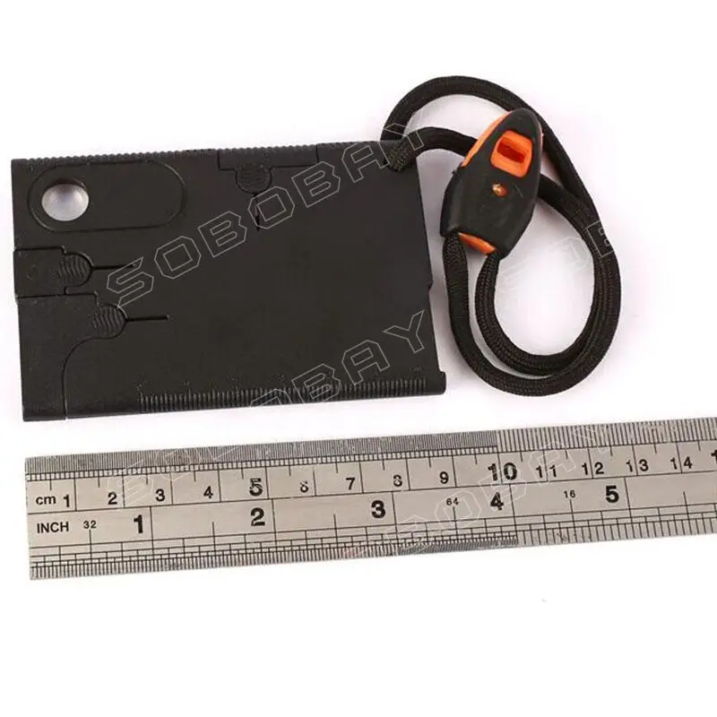 Модернизированный 18 в 1 Выживание Карты Нож Открытый Карманный Multi Tool Kit |