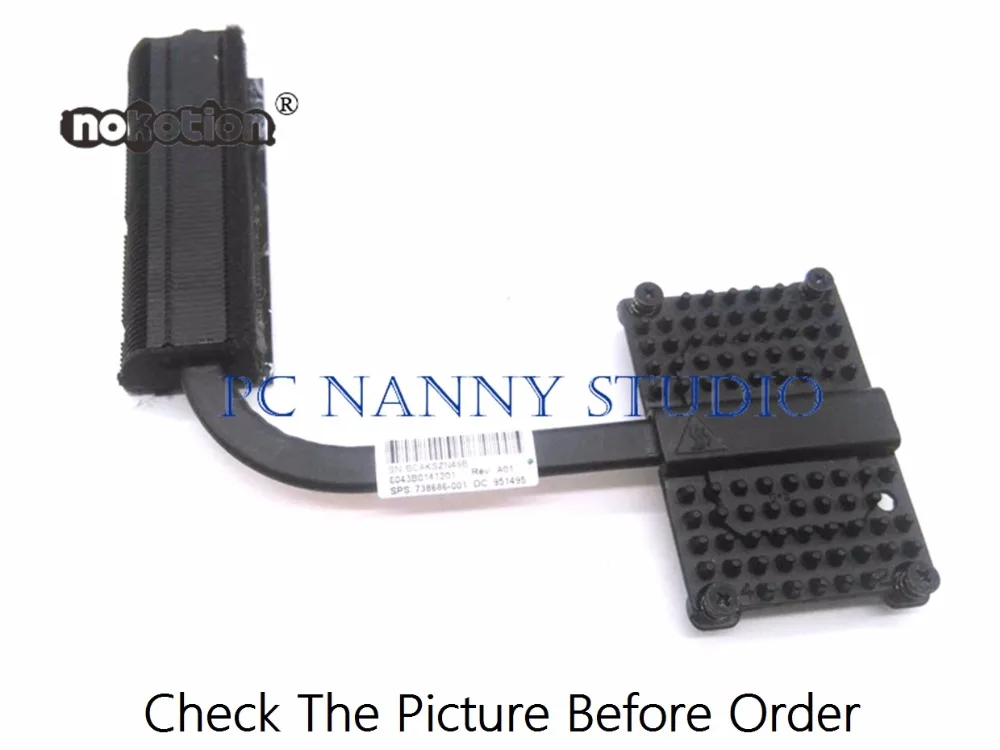 NOKOTION для 640 650 G1 738686 001 радиатор кулер работает|radiator cooler|cooler radiatorheatsink assembly |