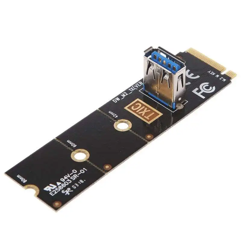 Плата расширения M.2 Ngff на Usb3.0 Pci E адаптер слота M2 для майнинга Btc/Eth|Платы