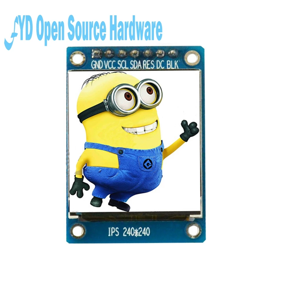 1 шт. 3 дюймов 7PIN SPI HD полноцветный IPS TFT экран ST7789 Привод IC 240*240|Светодиодные