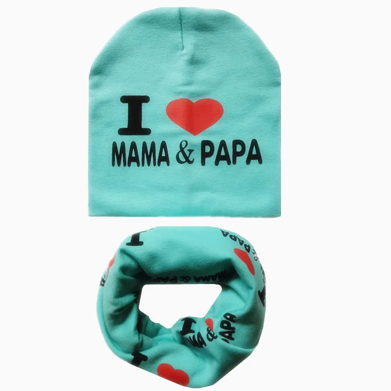 light green mama Коллекция года, весенне-осенне-зимний хлопковый комплект для девочек, вязаные крючком детские шапки, шапка для мальчиков, Детские шапочки, шапка для малышей, детская шапка, шарф, воротник - Цвет: light green mama