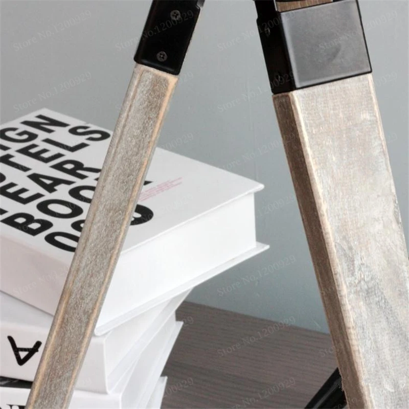 Винтажные светодиодсветодиодный настольные лампы ручной работы с деревянным