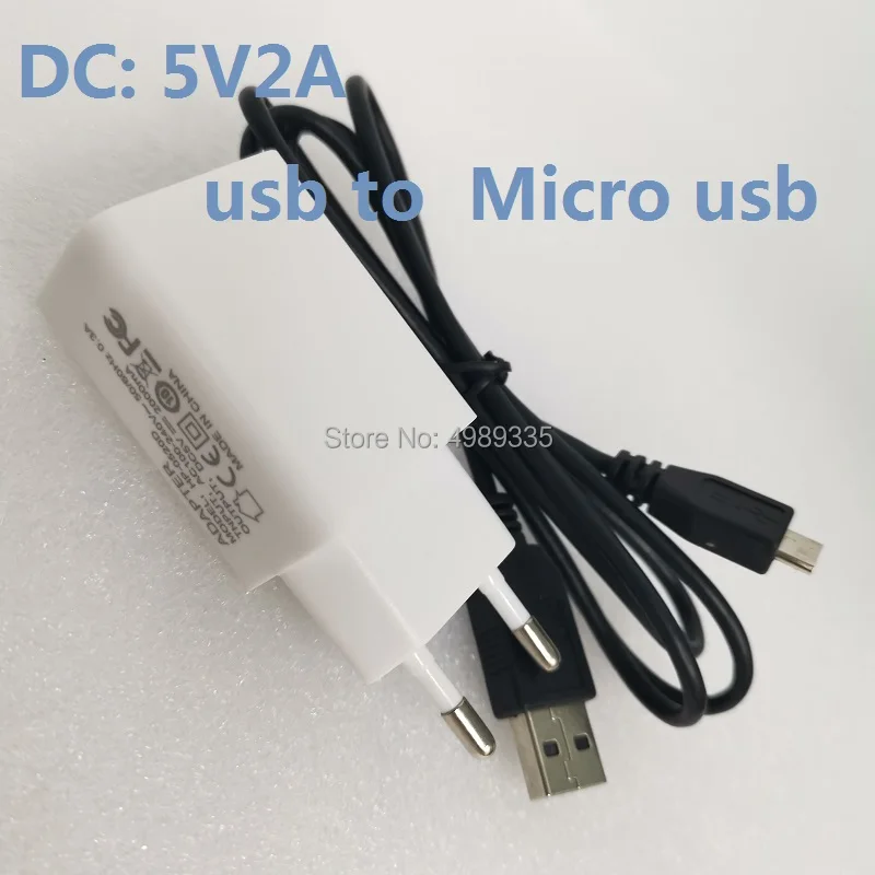 Адаптер питания USB5V2A микро usb интерфейс шнур длина 1 м|Компьютерные кабели и