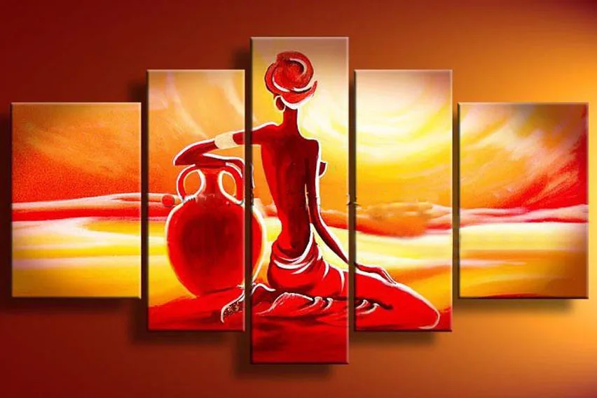 5 шт. полная Алмазная вышивка девушка сделай сам Картины полный мозаика wall art