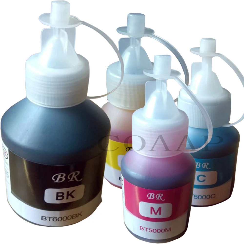 Buy BT6009BK BT5009C BT5009M BT5009Y Refillable ink for brother DCP-T300 DCP-T500W DCP-T700W & MFC-T800W Printer on